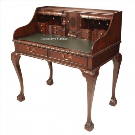 Code: DBT 020-M Name: Chippendale Escritoire Size: W=115 x D=65 x H=185 cm Wood: Solid Mahogany wood.﻿